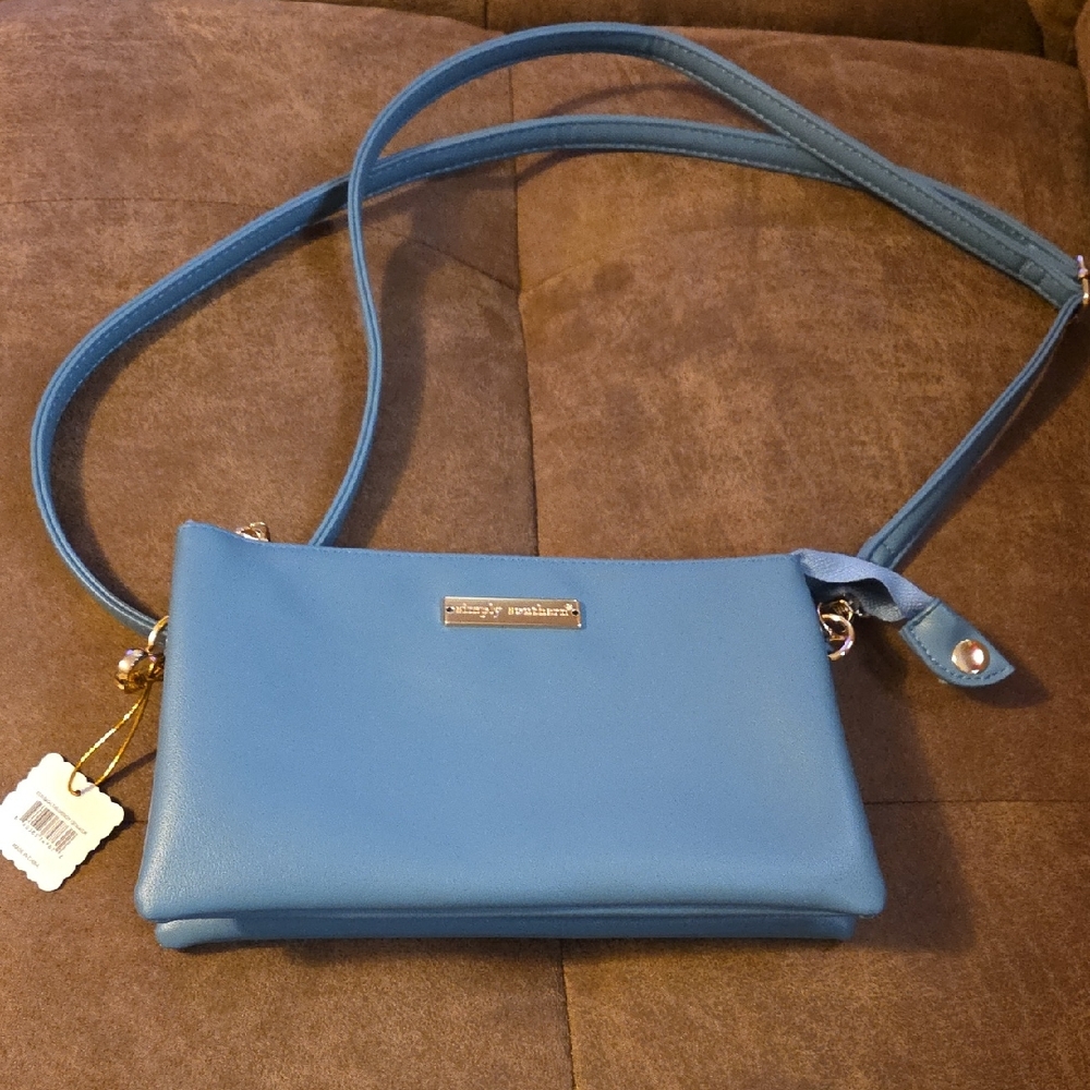 Blue Crossbody Bag